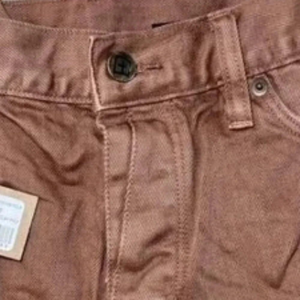 NWT KSUBI Jing Raw Hem Shorts Brown Fit: Low Rise Decorated side slit 29w Mauve